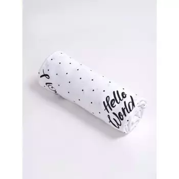 Пелёнка муслиновая «Привет», размер 120x135 см