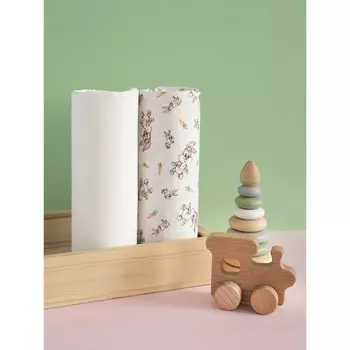 Пелёнка «Зайчики», размер 90x120 см, 2 шт