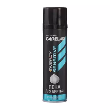 Пена для бритья Carelax Energy Sensitive, 200 мл