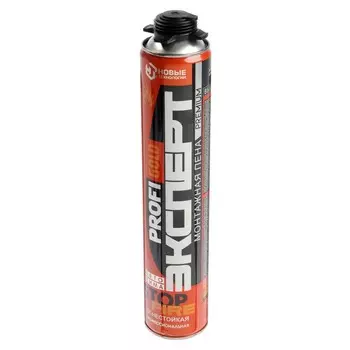 Пена монтажная «Эксперт», пистолетная, всесезонная, огнестойкая, 750 мл