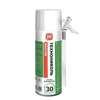 Пена монтажная ТЕХНОНИКОЛЬ MASTER=30, адаптерная, всесезонная, 520 мл
