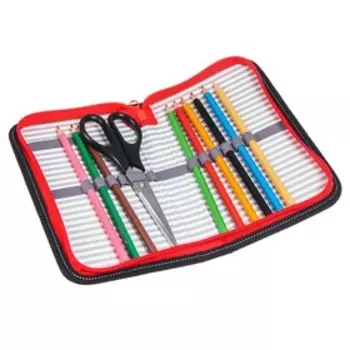 Пенал каркасный, 1 секция, 115х205х30 мм, ламинированный картон, Тачки