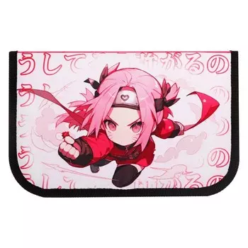 Пенал школьный, 1 секция, 13214 см «Аниме»