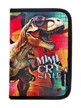 Пенал 1 секция 135205, ErichKrause, для мальчика, Dino Art