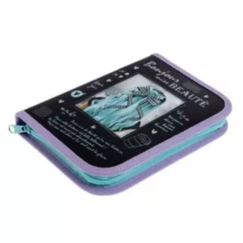 Пенал 1 секция Hatber "Привет, красотка!", 130 х 210 мм