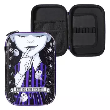 Пенал 1 секция откидная планка 150*215*45 EVA Феникс дев "Милая готика" фиолет 65695