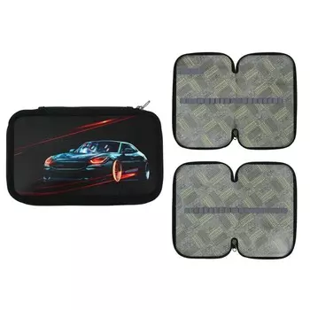 Пенал 2 секции, 125 х 205 х 40 мм, Calligrata 30П26/2 "Тачка", ламинированный картон