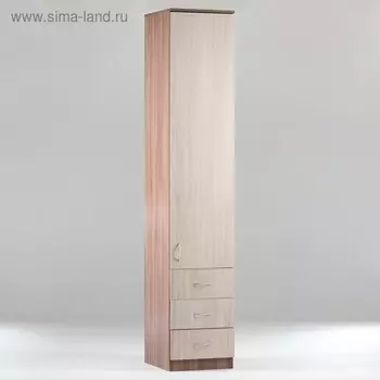 Пенал 400x450х2100, Ясень шимо светлый/темный