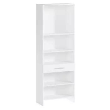 Шкаф - пенал напольный для ванной комнаты «Клик Мебель», 1 ящик, 6603301850 мм, wdtn белый