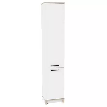 Пенал для белья Aurelio 11, 4003552057 мм, цвет белый/блеквуд сатиновый