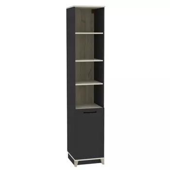 Пенал для книг Aurelio 19, 4004502057 мм, цвет антрацит/блеквуд сатиновый