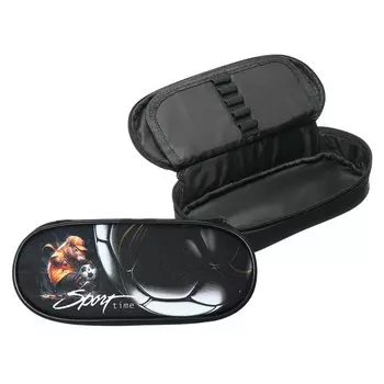 Пенал-футляр 100 х 225 х 60 мм, мягкий, текстильный, Stavia 8730 "Футбол