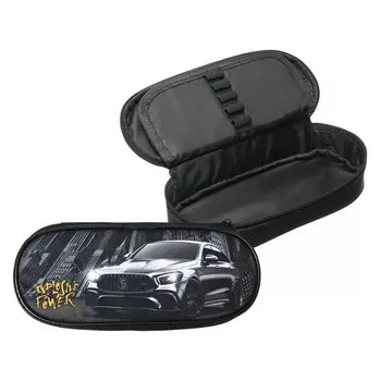 Пенал-футляр 100 х 225 х 60 мм, мягкий, текстильный, Stavia 8731 "Монохром"