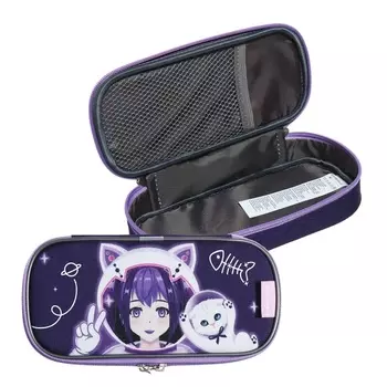Пенал-футляр 100 х 50 х 210 мм, мягкий, текстильный, ErichKrause Space Anime, 59900