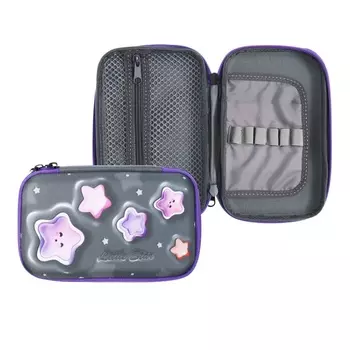 Пенал-футляр 120 х 210 х 50 мм, EVA жесткий, Stavia "Звездочки"