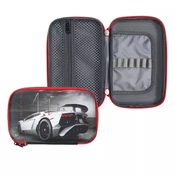 Пенал-футляр 120 х 210 х 50 мм, EVA жесткий, Stavia "Машина"