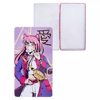 Пенал-футляр металлический 183 х 100 х 14 мм, Феникс "Девушка"