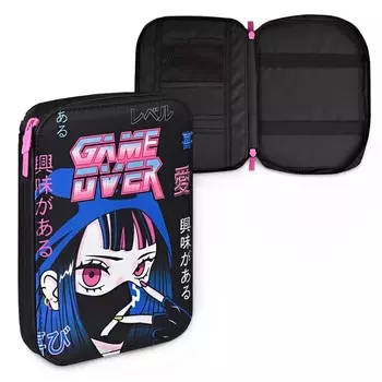 Пенал-футляр мягкий 165 х 235 х 30 мм, текстильный, Феникс "Кибер-аниме" 64993