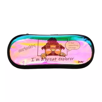 Пенал-футляр мягкий 90 х 220 х 25 мм, морозостойкий полимер с эффектом голографии, ПМК 35-85 "Мопстер" 68779