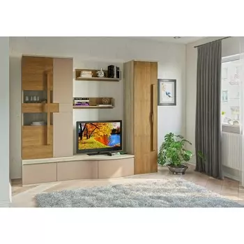 Пенал Эвора 300, 850х450х1778, Либерти светлый/Какао горизонт