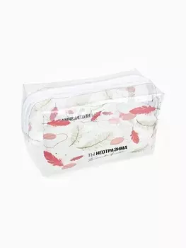 Пенал - косметичка «Перья», 14 х 8 см, ПВХ