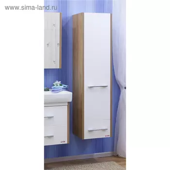 Пенал Ларго2 швейцарский вяз/белый, правый 32 см х 40 см х 161,8 см