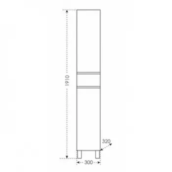 Пенал "Марс 30" напольный