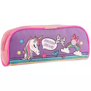 Пенал мягкий 1 отд. объем 80*210*40 ПМ1о-24 Минни Маус "Unicorn dreams"