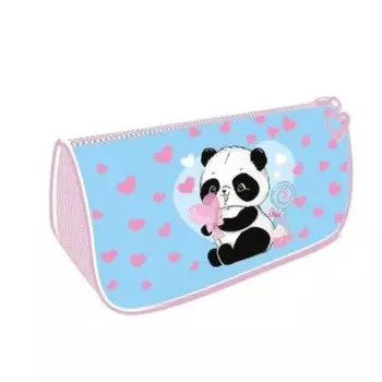 Пенал мягкий 1 отделение, 105 х 220 х 65, К-7, премиум, "Панда и сладости"