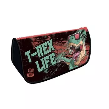 Пенал мягкий 1 отделение, 105 х 220 х 65, К-7, премиум "T-REX 2023"