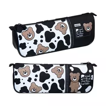 Пенал мягкий, 1 отделение, 60 х 200 х 50 мм, объёмный, Hatber "В мире мишек"