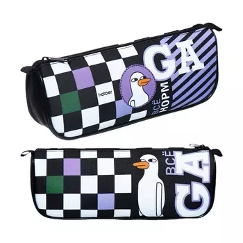 Пенал мягкий, 1 отделение, 60 х 200 х 50 мм, объёмный, Hatber "Га-га-га"