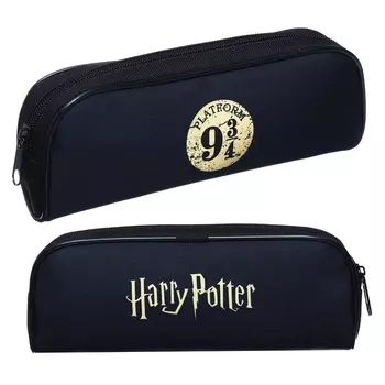 Пенал мягкий, 1 отделение, 80 х 210 х 40 мм, объемный, Hatber, "Гарри Поттер" чёрный Npk48264