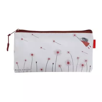 Пенал мягкий 1 отделение, BrunoVisconti "Одуванчик", 120 х 230 мм, плоский