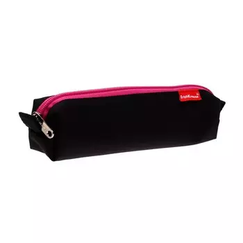 Пенал мягкий,1 отделение, квадро, 50 х 210 мм, Erich Krause, Black&Pink 48980