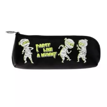 Пенал мягкий, 1 отделение, объемный, 75 х 200 х 40 мм, "Феникс. Веселые мумии"