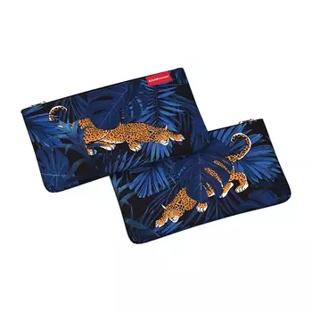 Пенал мягкий, 1 отделение, плоский, 120 х 220 мм, Erich Krause, Hidden Leopard, 52340