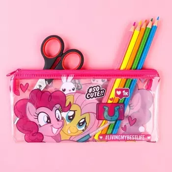 Пенал мягкий плоский 95*205 мм My Little Pony "LIVING MY BEST LIFE" ,