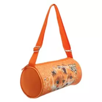 Пенал мягкий тубус, 105 х 220 мм, "Лисята", с ручкой