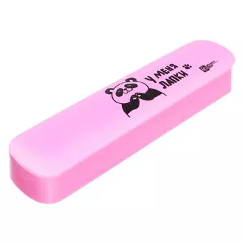 Пенал пластиковый футляр 45*197*22 Феникс "Панда" дев роз 65343