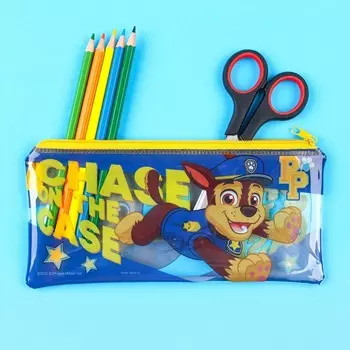 Пенал мягкий, 1 отделение, 95х205 мм, ПВХ, Щенячий патруль