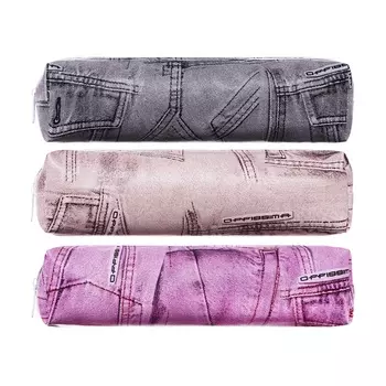 Пенал школьный Calligrata «Джинса», на молнии, 1 отделение, МИКС