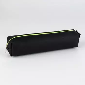 Пенал школьный, искусственная кожа«Черный»1983 см