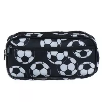 Пенал школьный "Мячи", на молнии, 2 отделения, МИКС