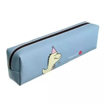 Пенал школьный на молнии "Динозаврик", МИКС