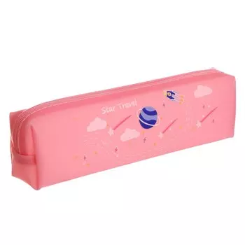 Пенал школьный Calligrata «Космос», на молнии, 1 отделение, с рисунком, МИКС