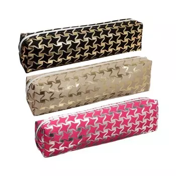 Пенал школьный на молнии Calligrata «Звёзды», 1 отделение, МИКС