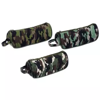 Пенал школьный на молнии "Миллитари", МИКС