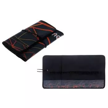 Пенал-скрутка на шнуровке, 220 х 430 мм, ПНШ-1, на 37 предметов, "Оранжевый вектор"