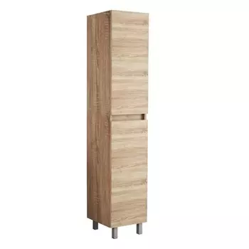 Шкаф - пенал для ванной комнаты Spectrum Дели 35, 34,735172 см, универсальный, дуб сонома